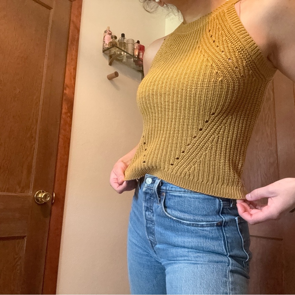 Wishlist Golden Knit Tank Top